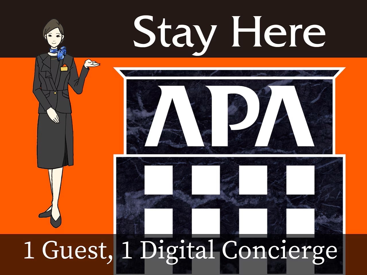 滞在者専用アプリ「APA stay here」のご案内